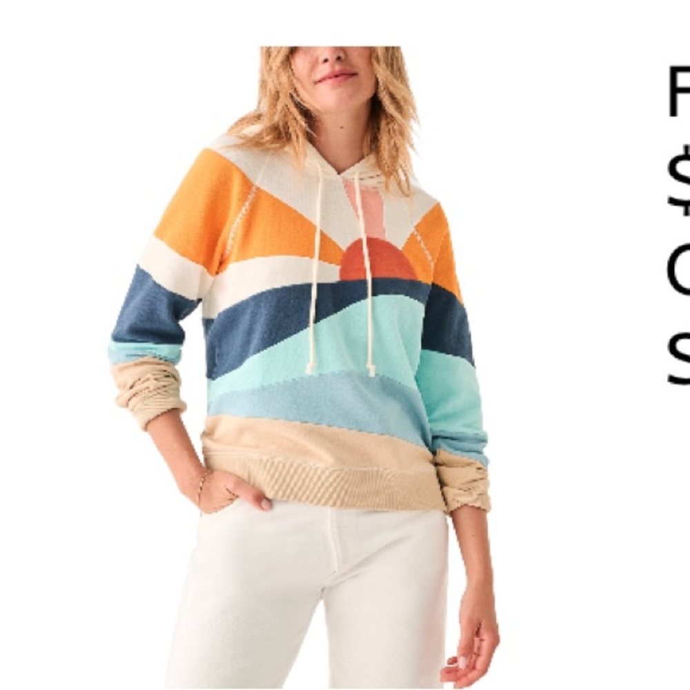 NWT Faherty Soleil Hoodie